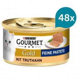 GOURMET Gold Feine Pastete mit Truthahn 48x85g
