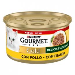 Gourmet Gold Nassfutter Saftige Hühnchen-Köstlichkeiten Für Katzen