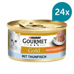 GOURMET Gold Raffiniertes Ragout mit Thunfisch 24x85g