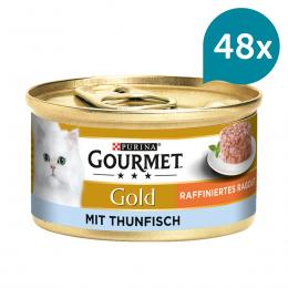 GOURMET Gold Raffiniertes Ragout mit Thunfisch 48x85g