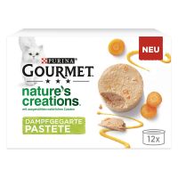 Gourmet Nature's Creations Pastete 12 x 85 g - Lachs & grüne Bohnen