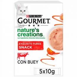 Gourmet Nature's Creations Puree Rindfleisch 5X10 Gr