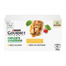 GOURMET Nature's Creations reich an Huhn und Truthahn 48x85 g