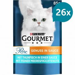GOURMET Perle Genuss in Sauce mit Thunfisch 26x85g