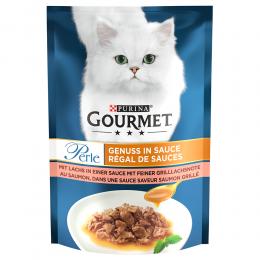 Angebot für Gourmet Perle Genuss in Soße 26 x 85 g - Lachs - Kategorie Katze / Katzenfutter nass / Gourmet Perle/Soup / Gourmet Perle.  Lieferzeit: 1-2 Tage -  jetzt kaufen.