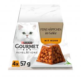 GOURMET REVELATIONS Feine Häppchen in Gelée mit Huhn 24x57 g