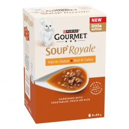 Gourmet Soup Royale 6 x 45 g - Fleischauswahl (3 Sorten)