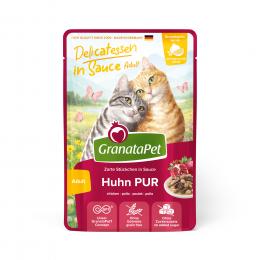 GranataPet Delicatessen in Sauce 12 x 100 g - Huhn Pur