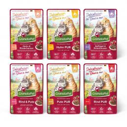 GranataPet Delicatessen in Sauce Multipack 12x100g