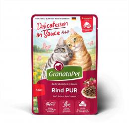 GranataPet Delicatessen in Sauce Rind PUR 12x100 g