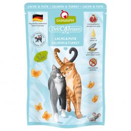 GranataPet DeliCatessen Pouch 24 x 85 g - Lachs & Pute