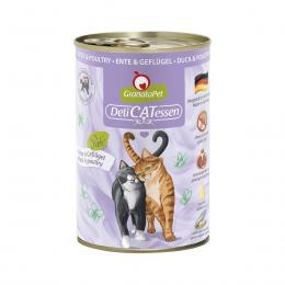 GranataPet Katze - Delicatessen Dose Ente und Geflügel 6x400g