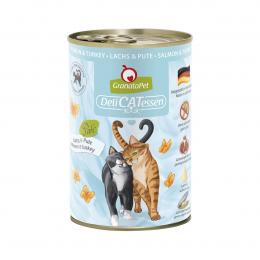 GranataPet Katze - Delicatessen Dose Lachs und Pute 6x400g