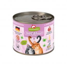 GranataPet Katze - Delicatessen Dose Lamm & Truthahn 6x200g