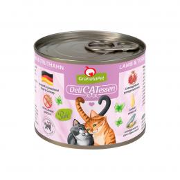 GranataPet Katze - Delicatessen Dose Lamm und Truthahn 6x200g