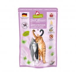 GranataPet Katze - Delicatessen Pouch Lamm & Truthahn 12x85g