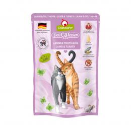 GranataPet Katze - Delicatessen Pouch Lamm und Truthahn 6x85g