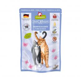 GranataPet Katze - Delicatessen Pouch Thunfisch und Ente 6x85g