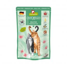 GranataPet Katze - Delicatessen Pouch Wild PUR 12x85g