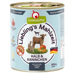 GranataPet Liebling's Mahlzeit 6 x 800 g - Sommeredition - Surf'n'Turf