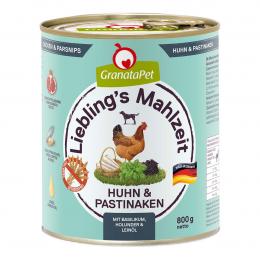 GranataPet Liebling's Mahlzeit Huhn und Pastinaken 12x800g
