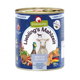 GranataPet Liebling´s Mahlzeit Wintertraum - Lamm & Ente (6 x 800 g)