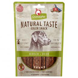 GranataPet Natural Taste Edler Snack - Hirsch 90 g