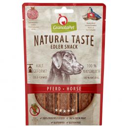 Angebot für GranataPet Natural Taste Edler Snack - Sparpaket: Pferd 3 x 90 g - Kategorie Hund / Hundesnacks / Kaustreifen & Kausticks / Getrocknetes Fleisch.  Lieferzeit: 1-2 Tage -  jetzt kaufen.