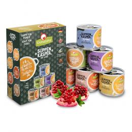 Angebot für GranataPet Suppenkasper Probierpaket - 6 x 140 g - Kategorie Hund / Hundefutter nass / GranataPet / Suppenkasper.  Lieferzeit: 1-2 Tage -  jetzt kaufen.