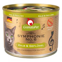 GranataPet Symphonie 6 x 200 g - Kalb & Geflügel