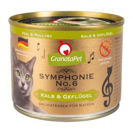 GranataPet Symphonie No. 6 Kalb und Geflügel 6x200g