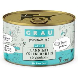 Grau Hund Lamm mit Vollkornreis 200 g (9,95 € pro 1 kg)
