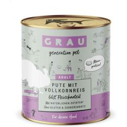 Grau Hund Pute mit Vollkornreis 800 g (5,36 € pro 1 kg)
