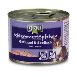 Grau Katzenfutter Geflügel & Seefisch 200 g (9,45 € pro 1 kg)
