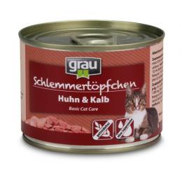 Grau Katzenfutter Huhn & Kalb 200 g (9,45 € pro 1 kg)