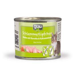 Grau Katzenfutter Huhn mit Karotte & Katzenminze 200 g (9,45 € pro 1 kg)