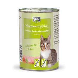 Grau Katzenfutter Huhn mit Karotte & Katzenminze 400 g (6,72 € pro 1 kg)