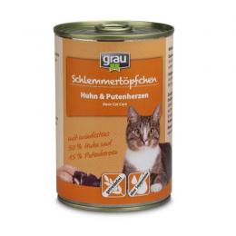Grau Katzenfutter Huhn & Putenherzen 400 g (6,72 € pro 1 kg)