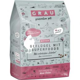 Grau Kitten Geflügel mit Superfoods 2 kg (10,97 € pro 1 kg)