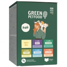 Green Petfood Adult Paté 6 x 85 g - Tasty Mix (5 Sorten)