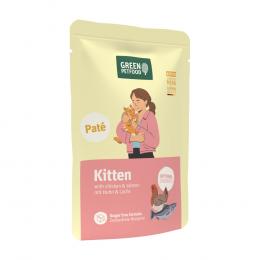 Angebot für Green Petfood Paté Kitten 8 x 85 g - Huhn & Lachs - Kategorie Katzenfutter & Zubehör / Katzenfutter trocken / GranataPet / -.  Lieferzeit: 1-2 Tage -  jetzt kaufen.