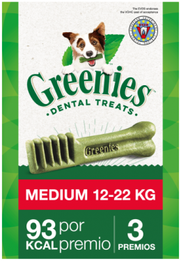 Greenies Natürlicher Zahnärztlicher Snack Für Mittelgroße Hunde  12