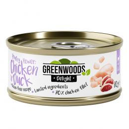 Greenwoods Delight Hühnerfilet mit Ente 24 x 70 g