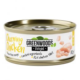 Greenwoods Delight Hühnerfilet - Sparpaket: 24 x 70 g