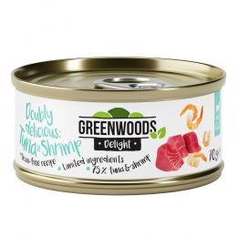 Angebot für Greenwoods Delight Thunfischfilet mit Shrimps 6 x 70 g - Kategorie Katze / Katzenfutter nass / Greenwoods / Greenwoods Delight.  Lieferzeit: 1-2 Tage -  jetzt kaufen.