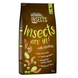 Greenwoods Insects Insekten mit Kartoffeln, Erbsen und Favabohnen Sparpaket: 2 x 12 kg