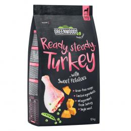 Greenwoods Pute mit Süßkartoffeln, Erbsen und Kürbis Sparpaket: 4 x 1,5 kg