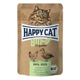 Happy Cat Bio Pouch Huhn und Ente 24x85 g