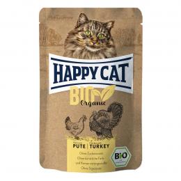 Happy Cat Bio Pouch Huhn und Pute 12x 85 g