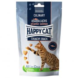 Happy Cat Culinary Crunchy Snack Atlantik Lachs -Sparpaket 2 x 70 g